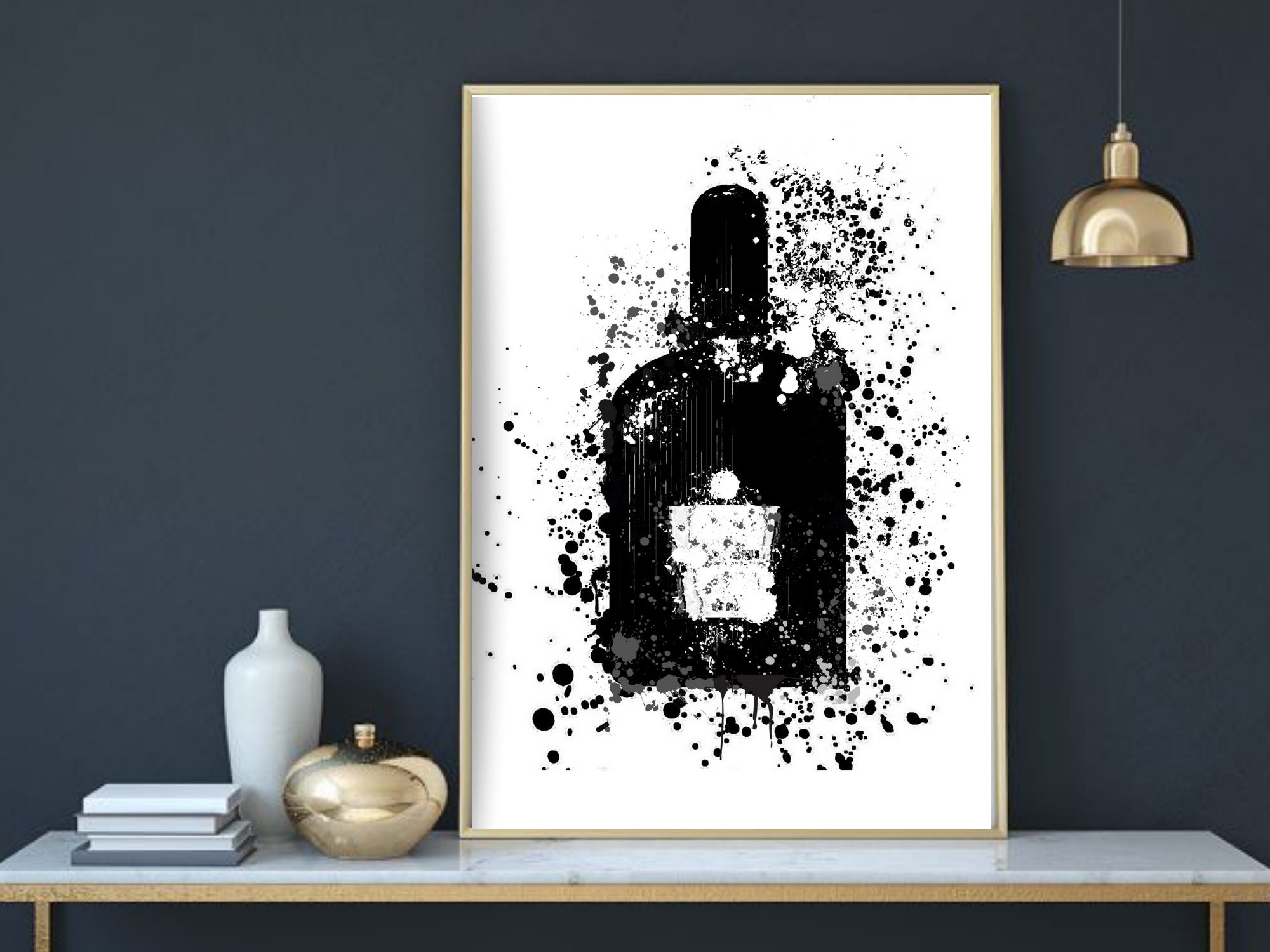 Iconic Perfume Bottle Art Print Poster Home Wall Art | Etsy