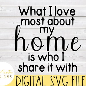 Segno domestico svg; Oggettistica per la casa svg; Ispiratore Abbastanza svg; Famiglia svg; Cricut svg; Famiglia citazione svg; Amore svg; Home svg; Arredamento svg; Casa di famiglia svg