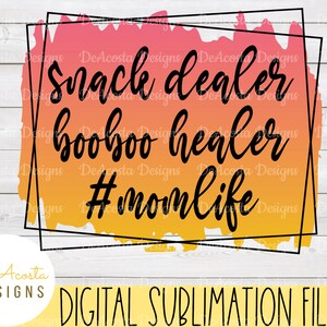 Instant Sublimation Design Download; Sublimation Design; Mom Sublimation Design; Mom Quote Sublimation Design; Ombre Sublimation Design