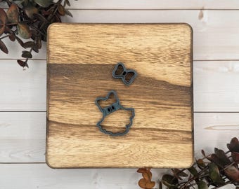 Girl Ghost with Bow Clay Cutter