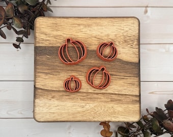 Pumpkin Clay Cutters set of 4