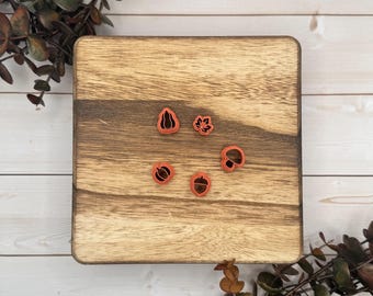Tiny Fall Stud Clay Cutters set of 5
