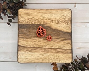 Maple Leaf Clay Cutters set of 2