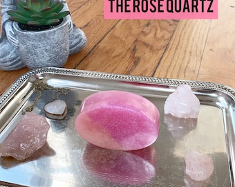 O bar de beleza Rose Quartz Crystal