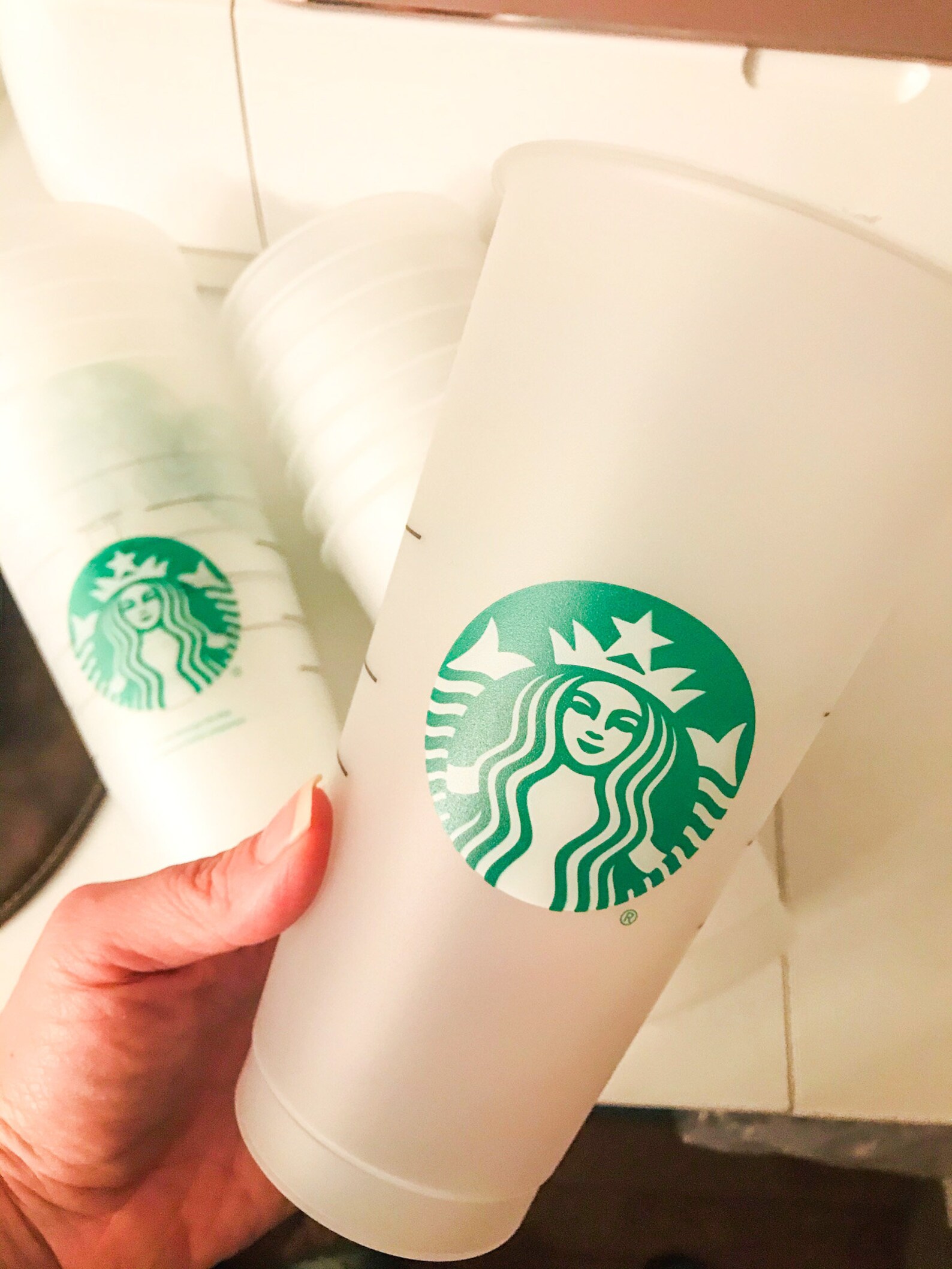 clear starbucks cup bulk