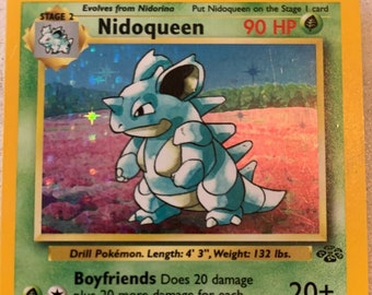 Pokemon Jungle Rare Holo Nidoqueen #7 