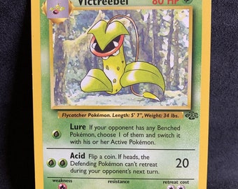 Carta Antiga Pokemon Victreebel 14/64 Holo Rare Jungle Original Card