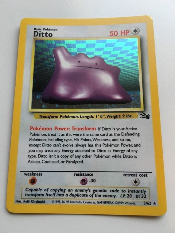 ditto holo 4/112 Values - MAVIN