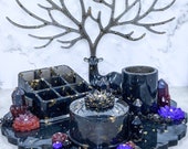 Handmade resin jewelry makeup organizer jewelry storage makeup holder jewelry holder makeup storage glitter pearl design