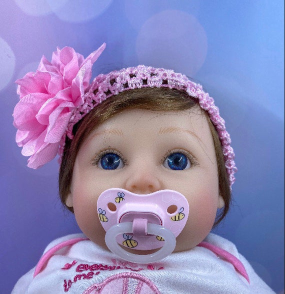 Baby doll Reborn Doll Silicone Body Can Take Bath With Pacifier Magnetic  Christmas Gifts For Children Send From Brasi