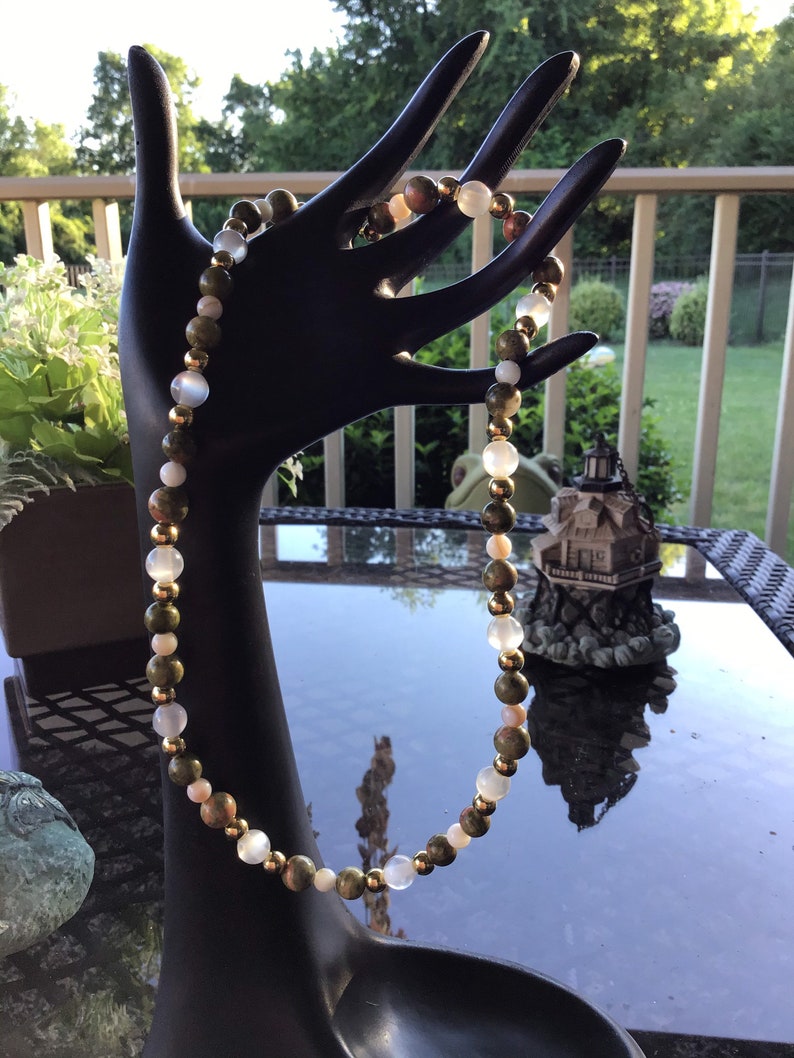 Premium Glass beaded necklace handmade