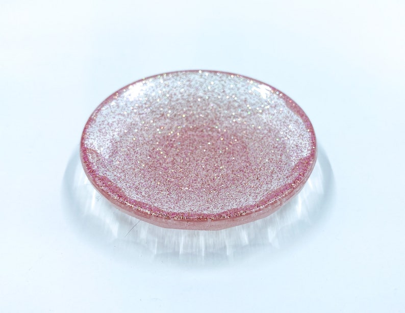 Handmade epoxy resin small trinket boxes set of 3 ring dishes earrings storage jewelry bowls