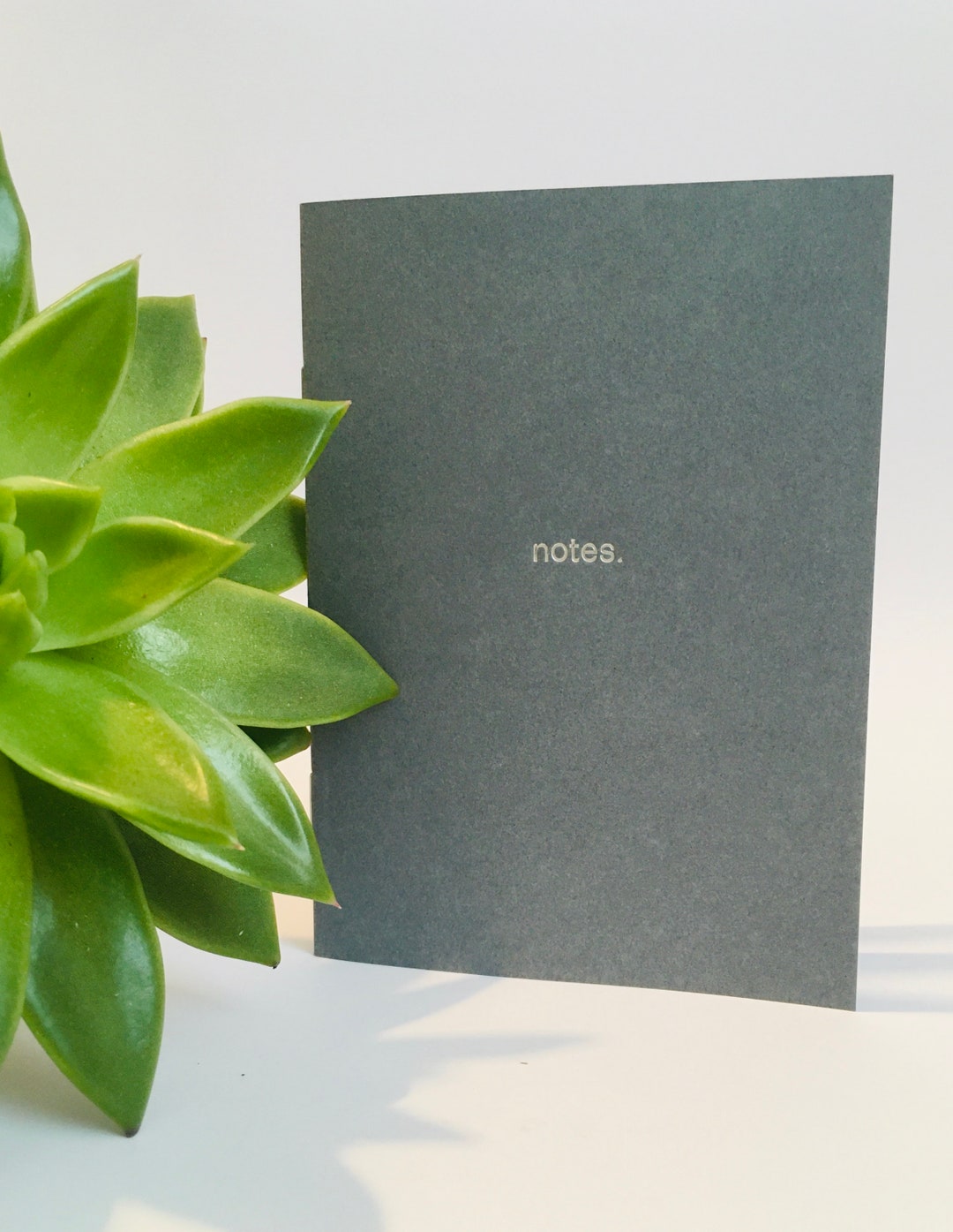 5 Notebooks Notes Diary A6 Blank Silver Embossing Handmade - Etsy