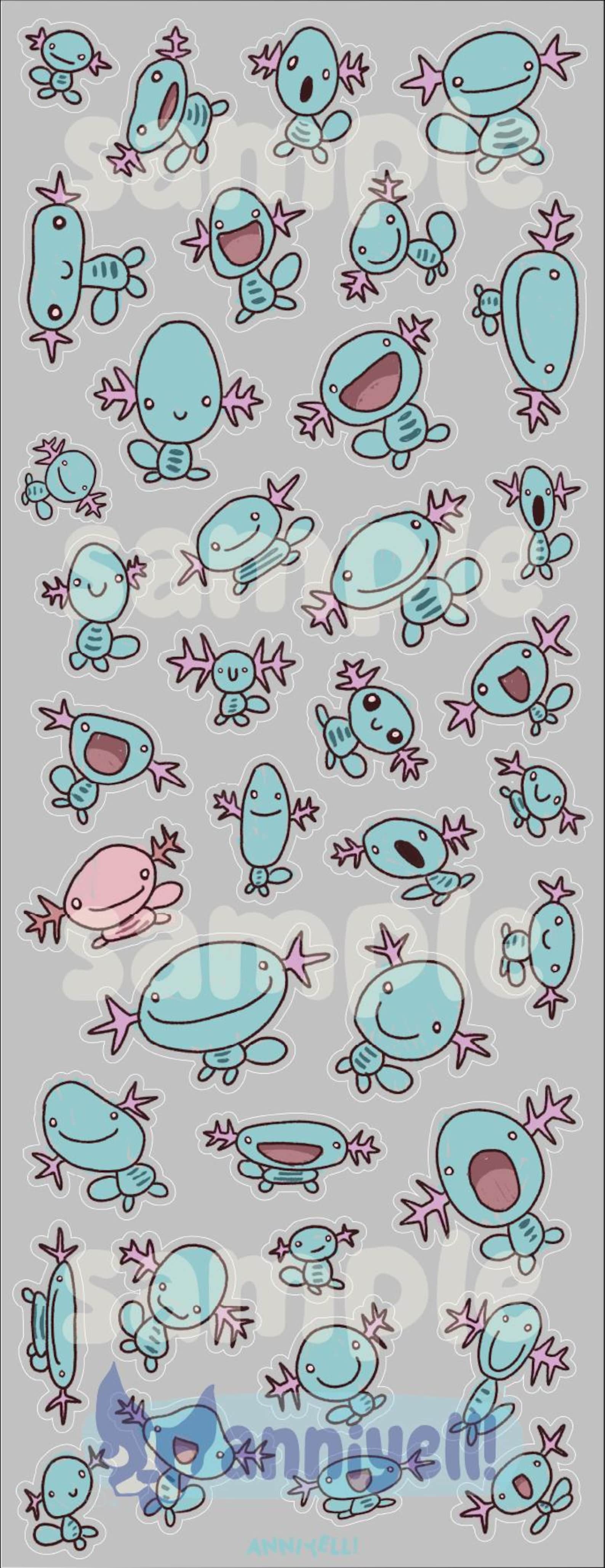 Woops Sticker Pack Woops! - Clear Fanart Deco Sticker Sheet - Etsy