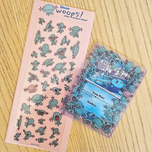 woops! Clear Deco Sticker Sheet | Fanart Polco Photocard Journaling Deco Scrapbooking