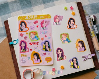 ASAP! - STAYC Kpop MV-Inspired Sticker Sheet