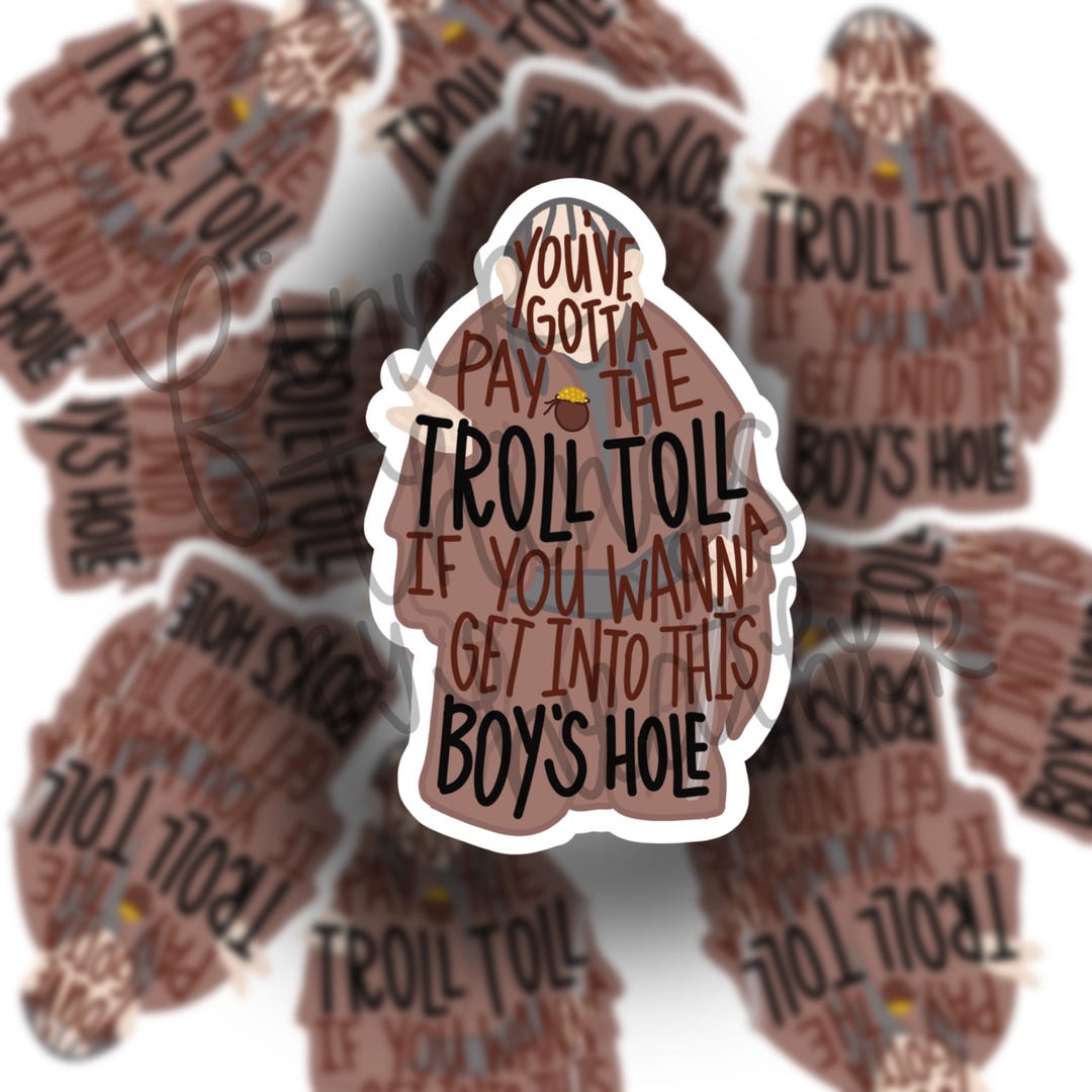 Tll Sticker Troll Toll Sticker / Always Sunny in Philadelphia Sticker / Danny ...