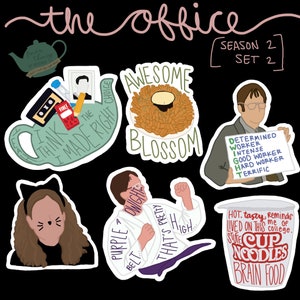 The Office Season 2 Sticker Set 2 / The Office Stickers / I Think I Made The Right Choice