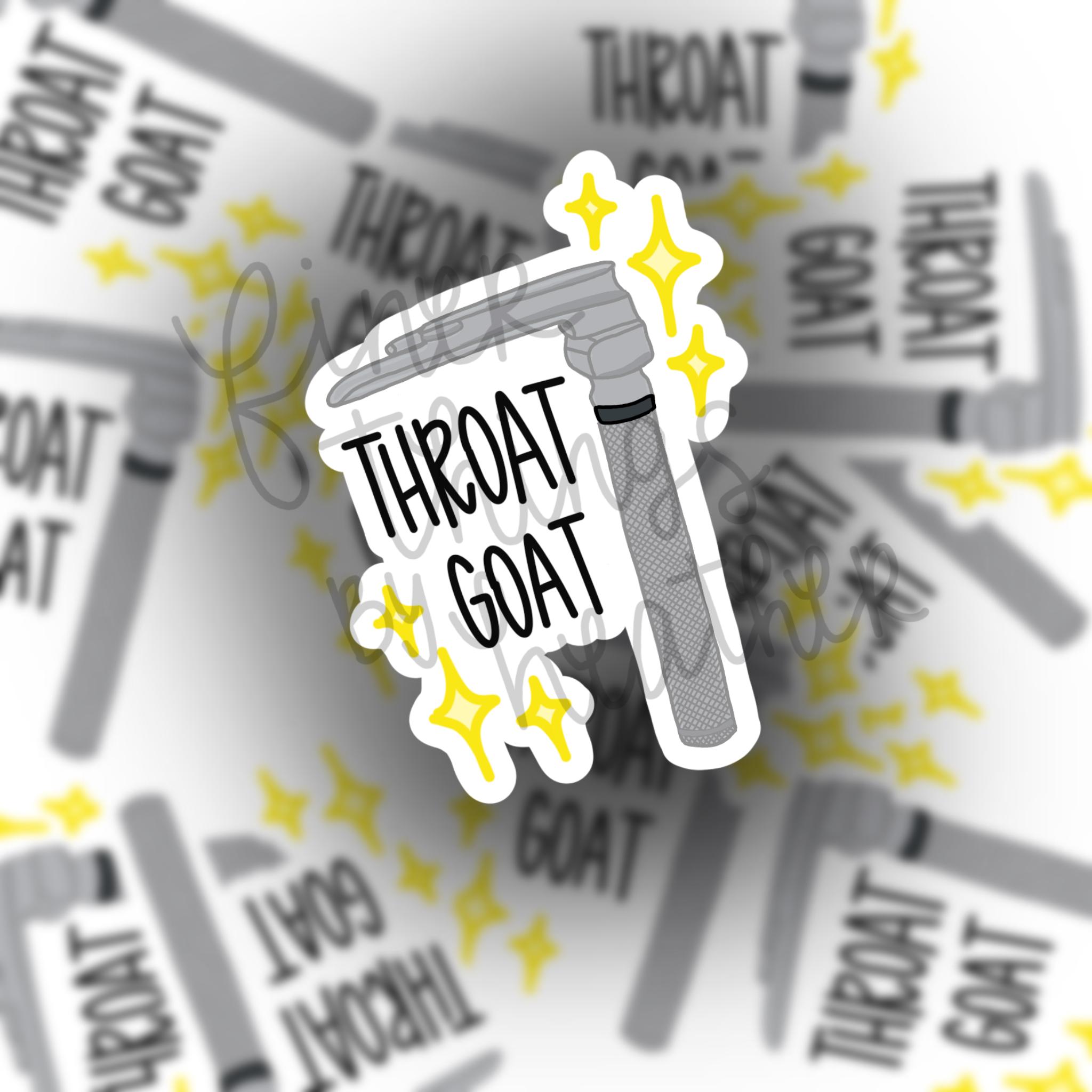 Throat GOAT Sticker / Intubation / Laryngoscope / CRNA / RVT / Tech ...