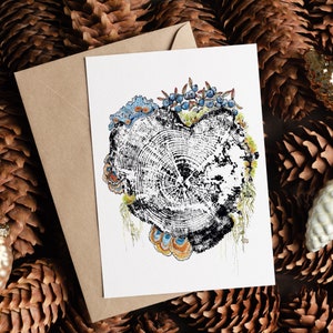 Carte de voeux « Cœur sauvage »
