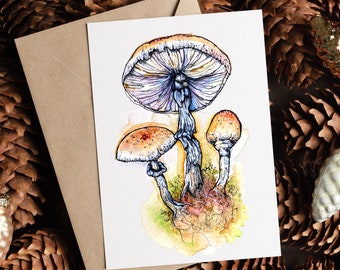 Greeting card "Wise Fungus"