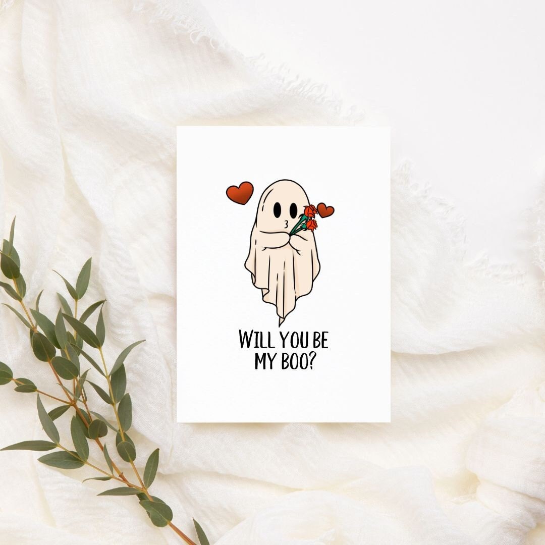 Printable Will You Be My Boo Card | Instant Download | Funny ...