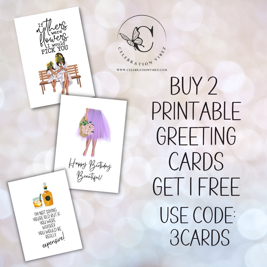 Printable Penguin Birthday Card Instant Download Waddle - Etsy