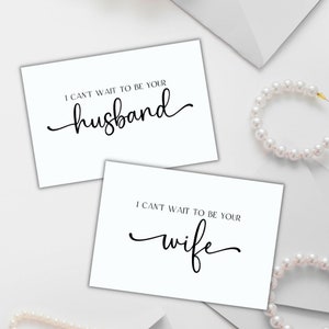 Ik kan niet wachten om je vrouw te zijn Man Card Instant Download Trouwkaart voor bruid Ik kan niet wachten om met je te trouwen Trouwdagkaart Toekomstige vrouwkaart