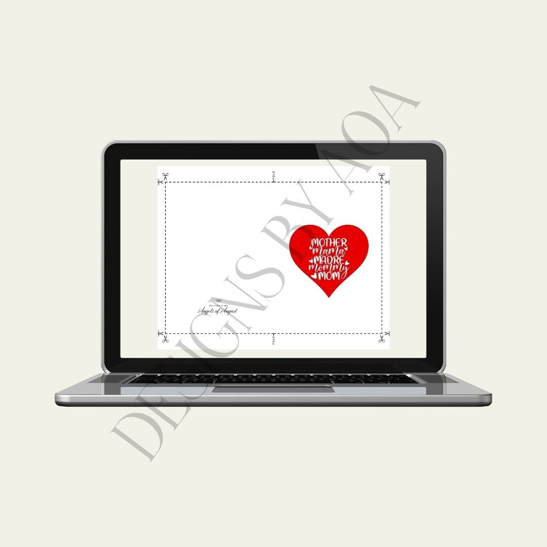 Printable Mother Mama Madre Mommy Mom Card Instant Download Happy ...