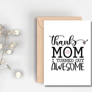 imprimível agradece à mãe que eu descobri cartão comemorativo | Download instantâneo | mãe cartão comemorativo | Presente de Dia das Mães | mãe cartão comemorativo | Aniversário da mamãe | Cartão engraçado