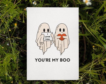 Printable You're My Boo Card | Instant Download | Funny Anniversary Card | Funny Birthday Card | Card For Her Him | Pun Valentine's Card