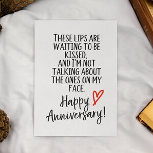 Printable Kiss Lips Card | Instant Download | Naughty Card | Dirty Valentine Card | Naughty Anniversary Card | Naughty Card Him Her