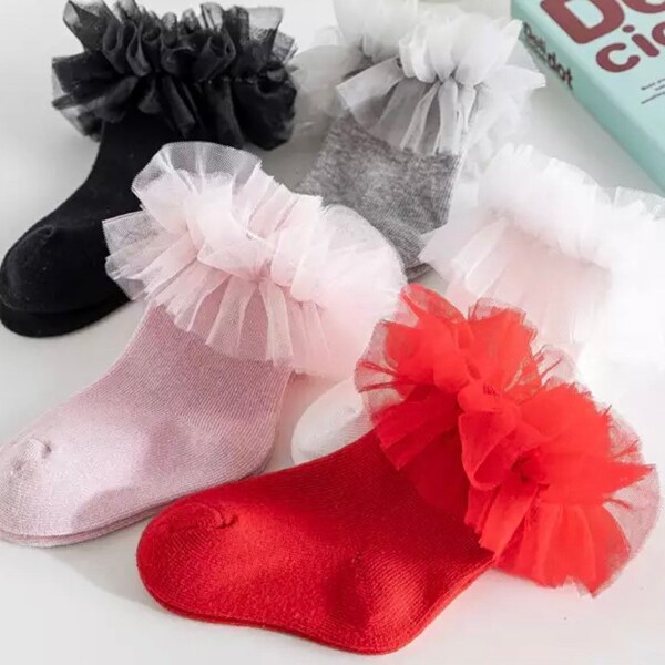 Baby Ruffle Socks Etsy