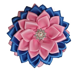 Pink and Blue Custom Brooch - Mother Member Brooch - Gift - Corsage  - Pink and Blue Brooch -  Brooch  - Teen - Mom - Associate
