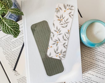 Olive Branch - Laminated Bookmark | Illustrated Bookmarks | Handmade Bookmarks | Reader Gift | Teacher Gift | Aesthetic | Greenery | Neutral