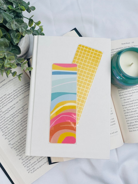 Rainbow Wave Laminated Bookmark Illustrated Bookmarks 