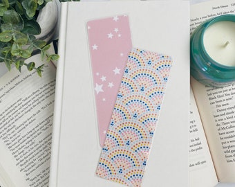 Mosaic - Laminated Bookmark | Illustrated Bookmarks | Handmade Bookmarks | Bookworm Gift | Reader Gift | Teacher Gift | Mosaic | Stars
