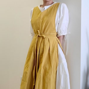 Cottagecore Pinafore Apron Dress for Women, Small to Plus Size, 8 Colors