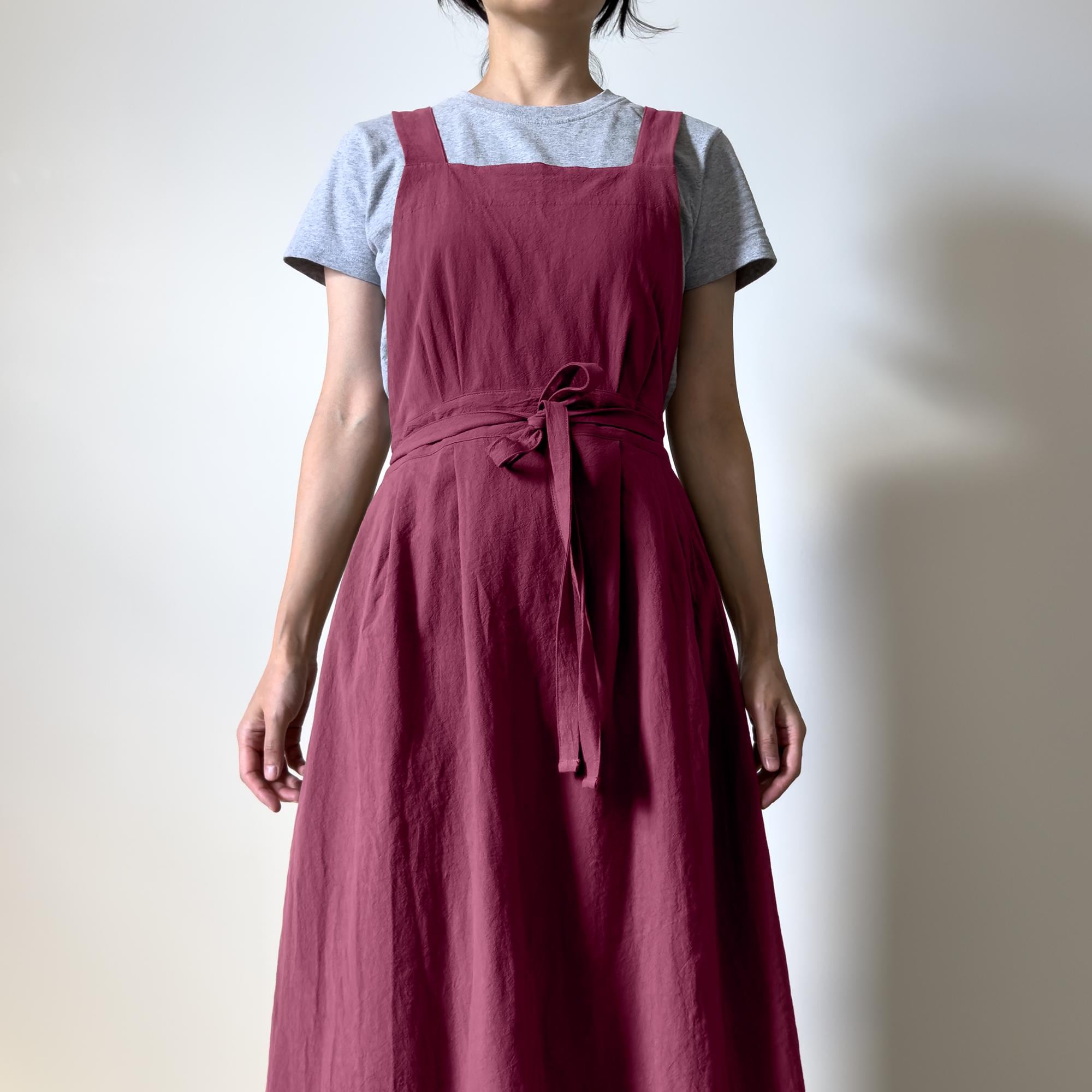 fitted lace wedding dress IM Product red pleated apron – sonomama sonomama
