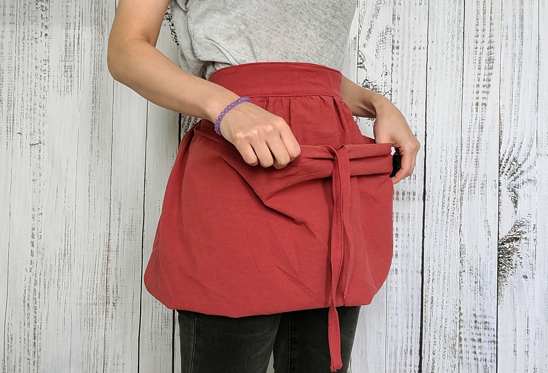 Harvest Apron Gathering Apron Cotton Foraging Apron Etsy