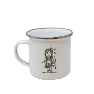 Hawaiian Aroma Caffe- Hulala shatterproof mug 10oz. Comes in various Hawaiian Designs