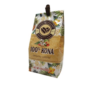 Hawaiian Aroma Caffe 100% Kona Blend ground coffee bag 7oz 198g