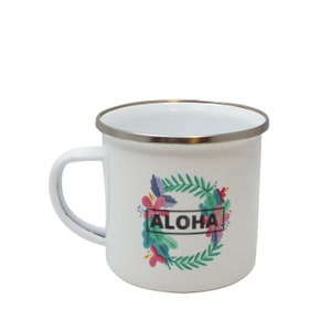 Hawaiian Aroma Caffe- shatterproof mug 10oz with various Hawaiian Designs