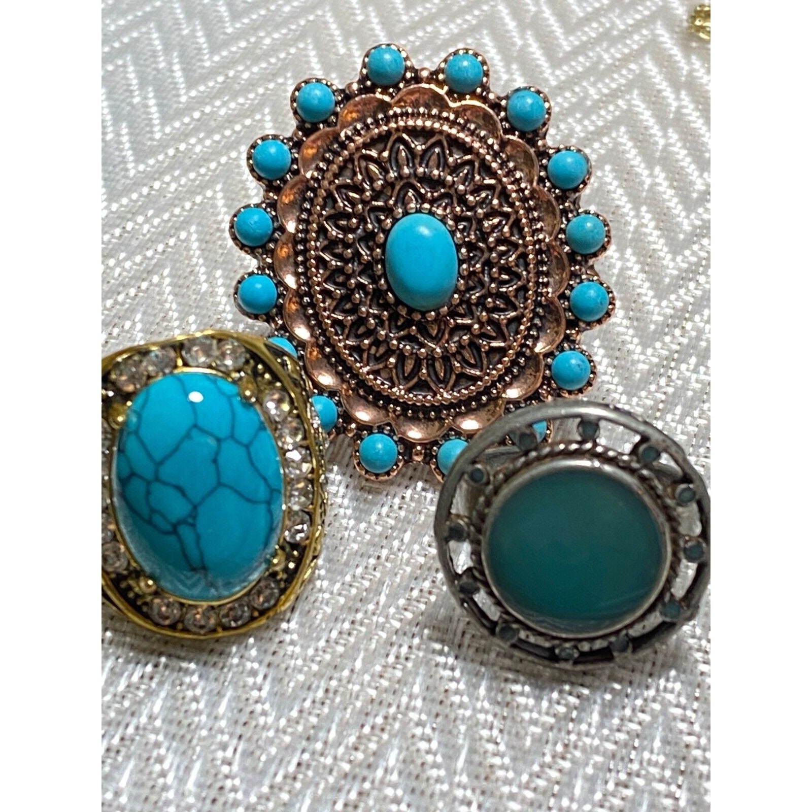 Turquoise Southwestern Costume Jewelry Lot Necklace Bracelet Etsy
