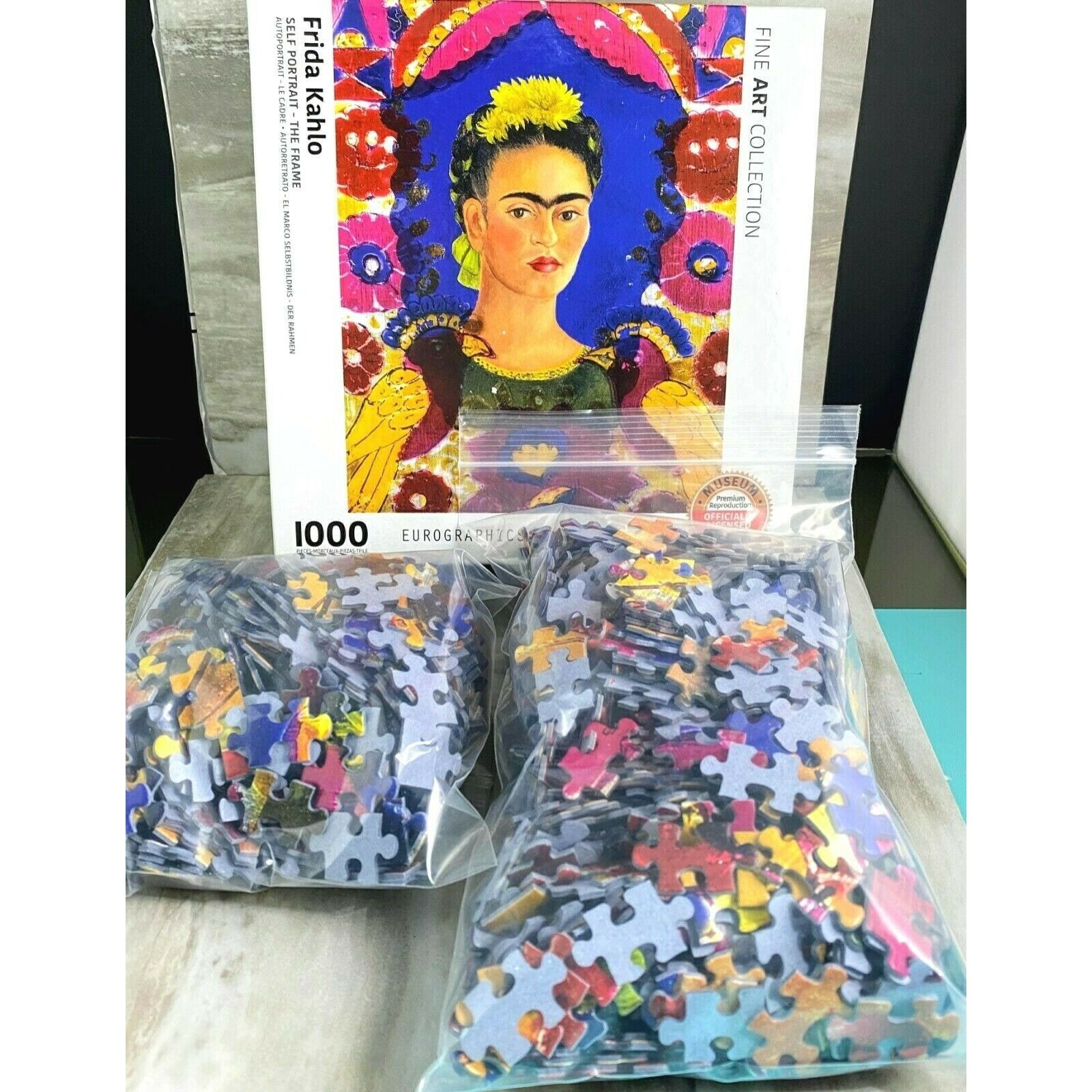 Puzzle Eurographics Autoretrato - El Marco de Frida Kahlo 1000