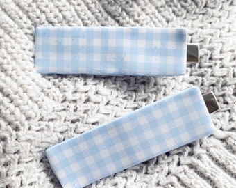 gingham collection hair barrette