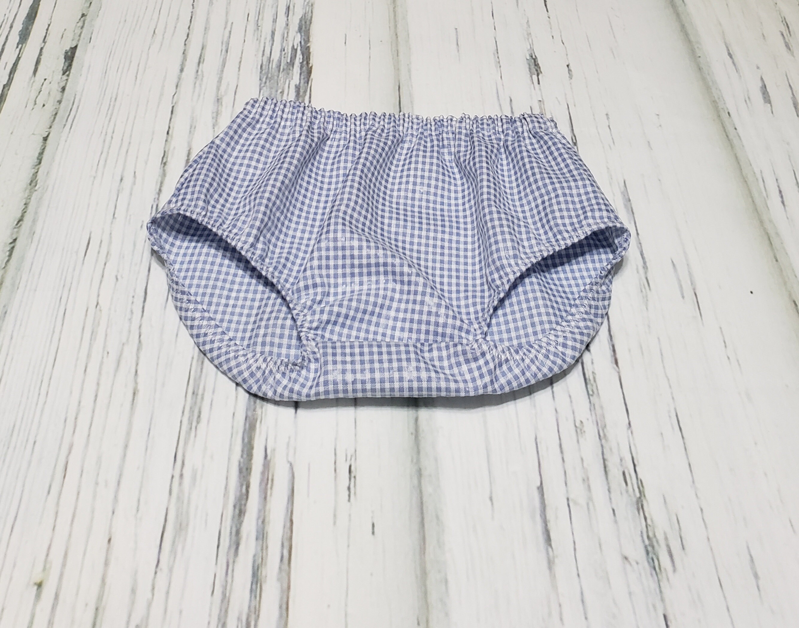 Blue Gingham Diaper Cover Diaper Cover Seersucker Diaper Etsy
