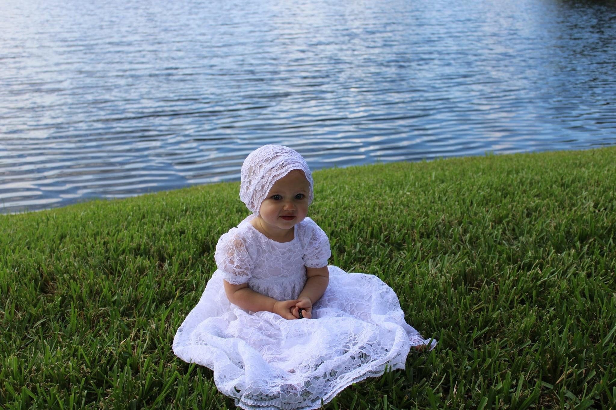 Lace Baptism Gown Girls Lace Christening Gowns Baby Girl Etsy Australia