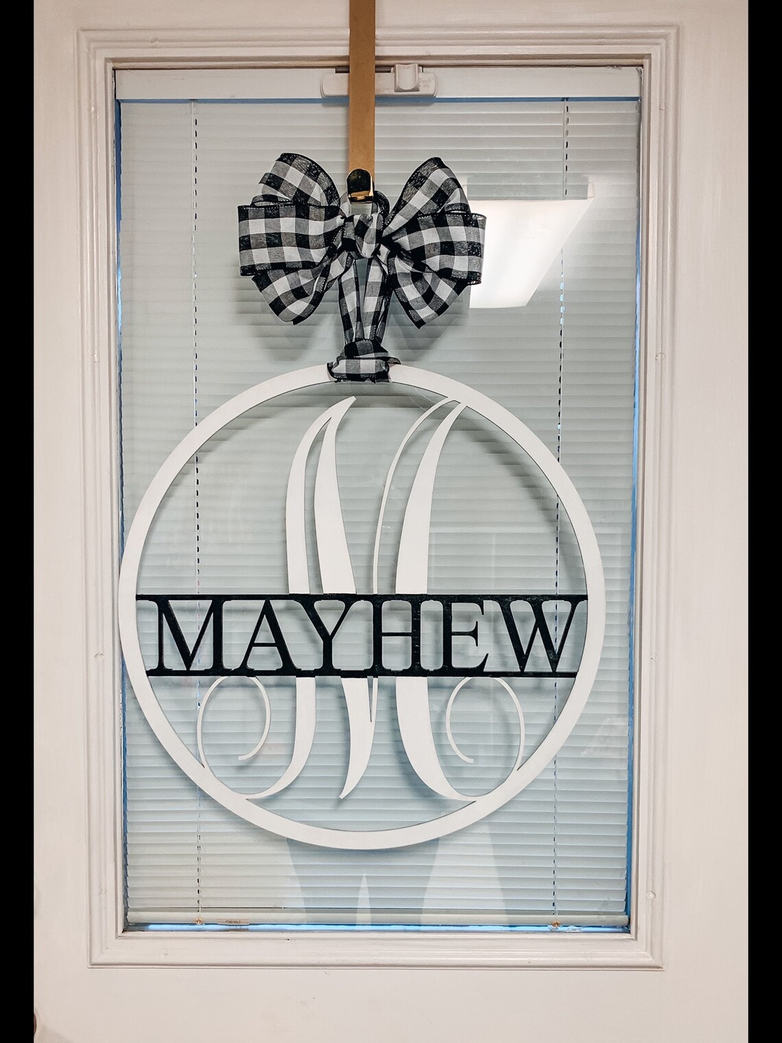 Last Name Door Hanger Etsy last-name-door-hanger-etsy
