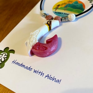 Maui Made Hawaiian Design Fish Hook Necklace